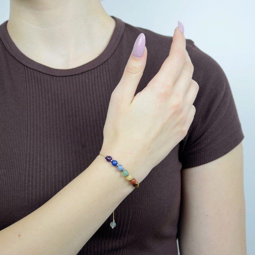 Bransoletka 7 czakr na sznurku