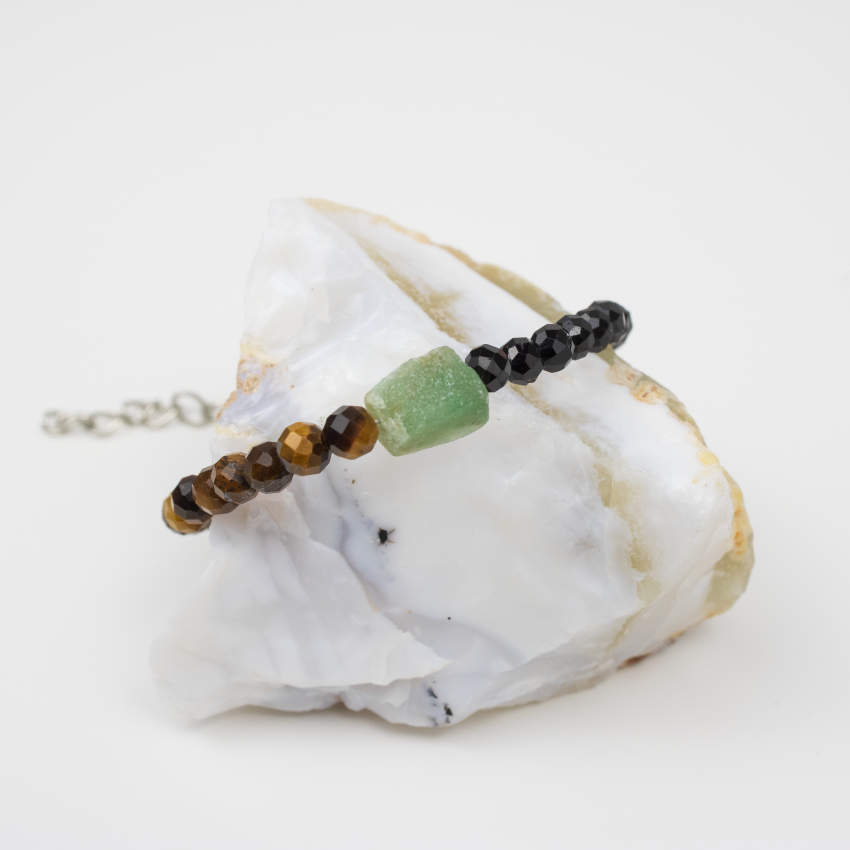 Bransoletka Awenturyn Turmalin Tygrysie Oko na łańcuszku_.png