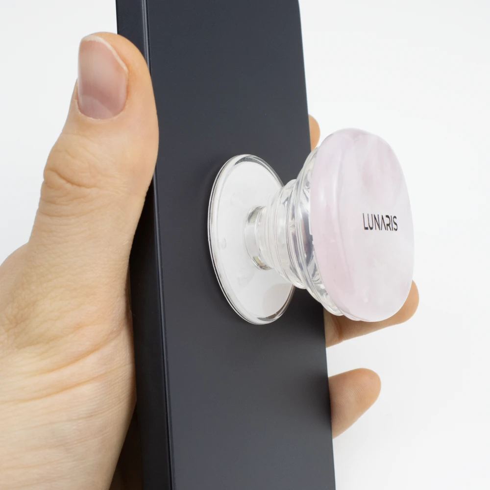 Uchwyt na telefon z Różowego Kwarcu