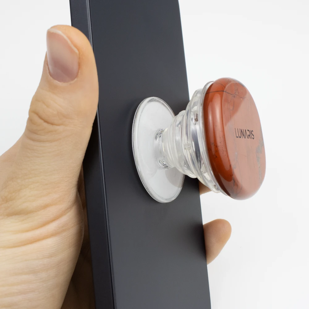 Uchwyt na telefon z Jaspisu Czerwonego