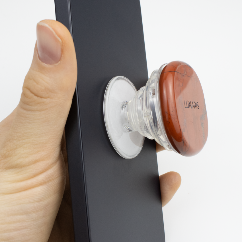 Uchwyt na telefon z Jaspisu Czerwonego