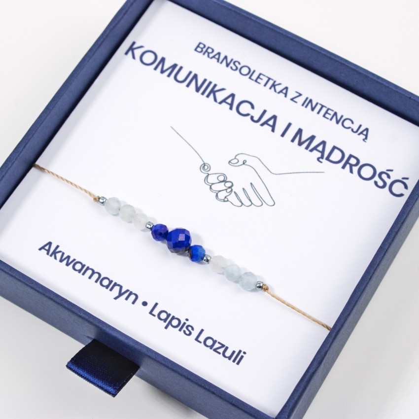 Komunikacja i Mądrość - Akwamaryn i Lapis Lazuli