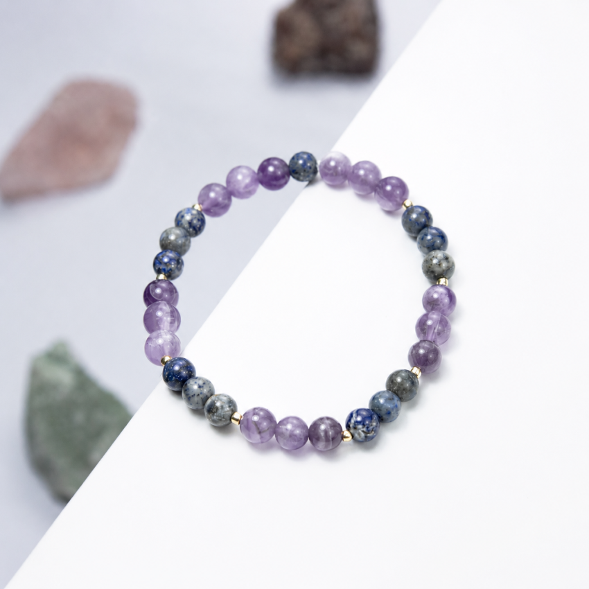 Intuicja i Prawda - Lapis Lazuli i Ametyst