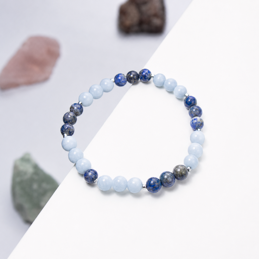 Komunikacja i Mądrość - Akwamaryn i Lapis Lazuli