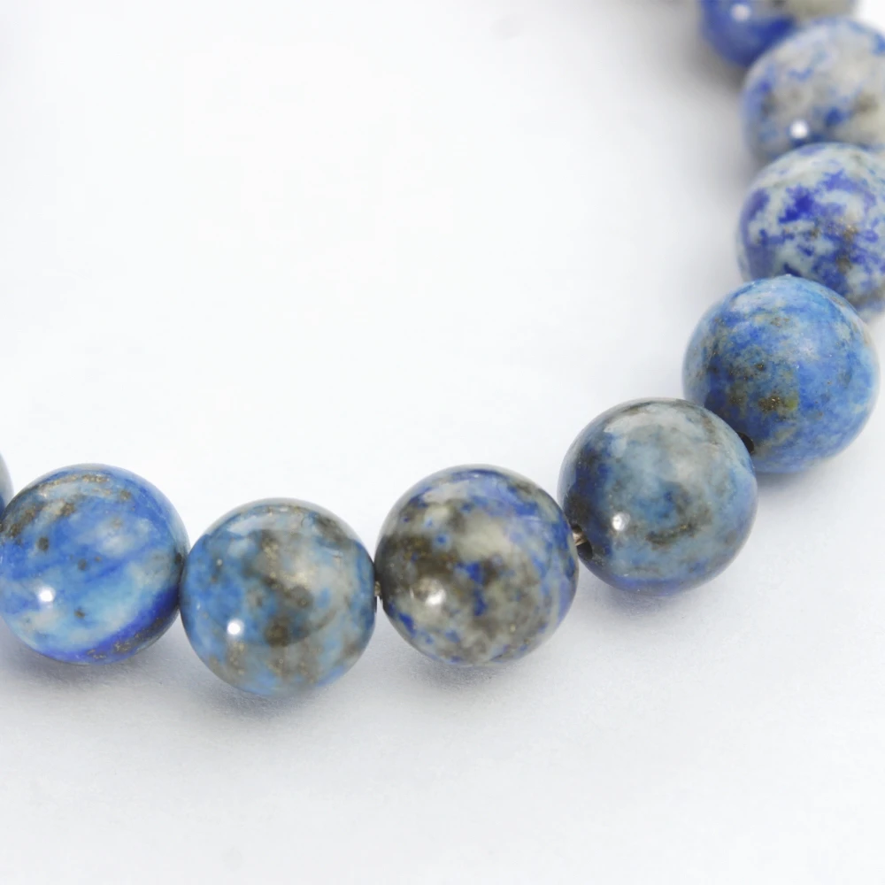 Bransoletka Lapis Lazuli 8 mm na sznurku