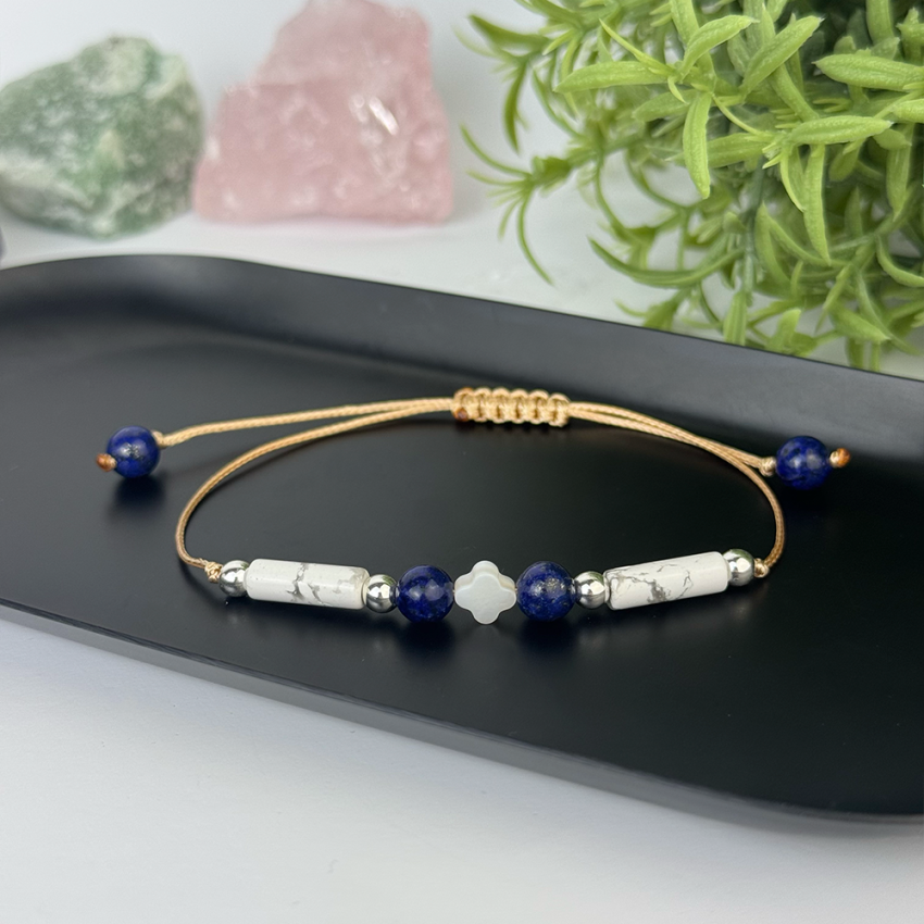 Bransoletka Howlit Lapis Lazuli Perła_.png