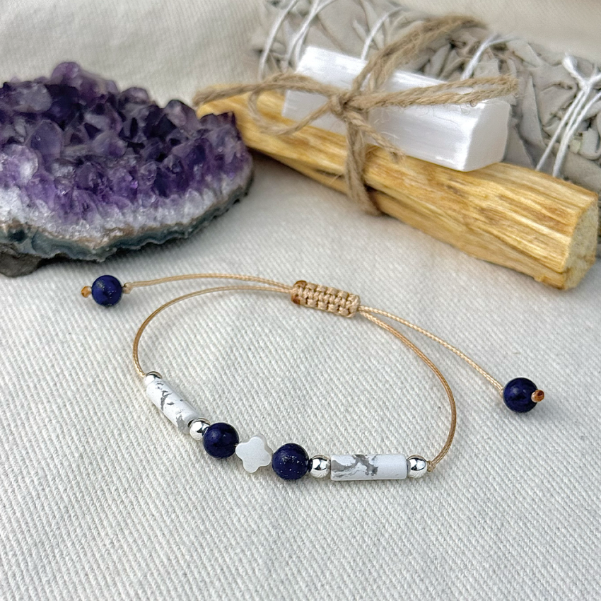 Bransoletka Howlit Lapis Lazuli Perła.png