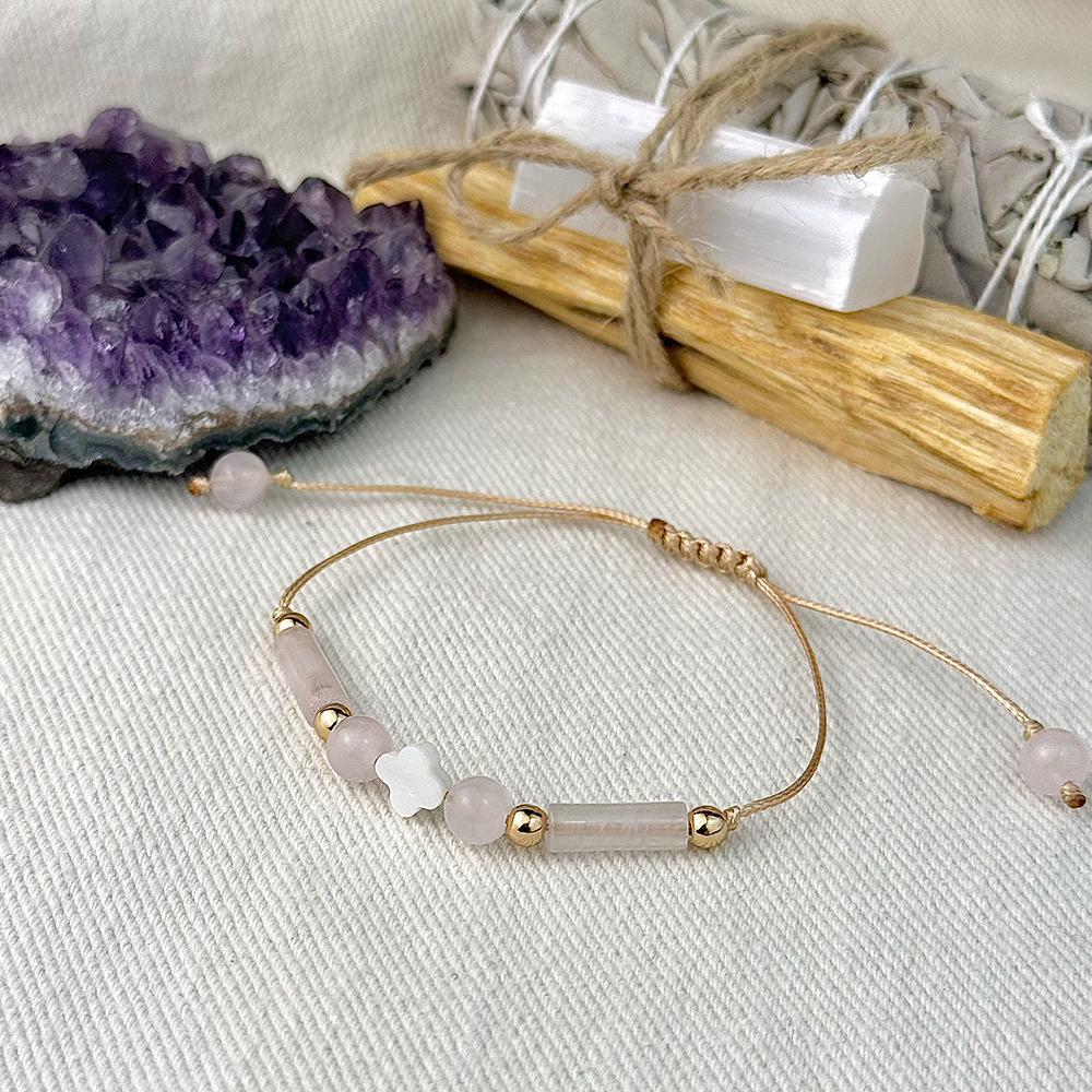 Bransoletka Różowy Kwarc Perła.png