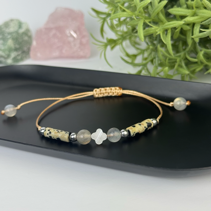 Bransoletka JASPIS DALMATYŃSKI Labradoryt Perła_.png