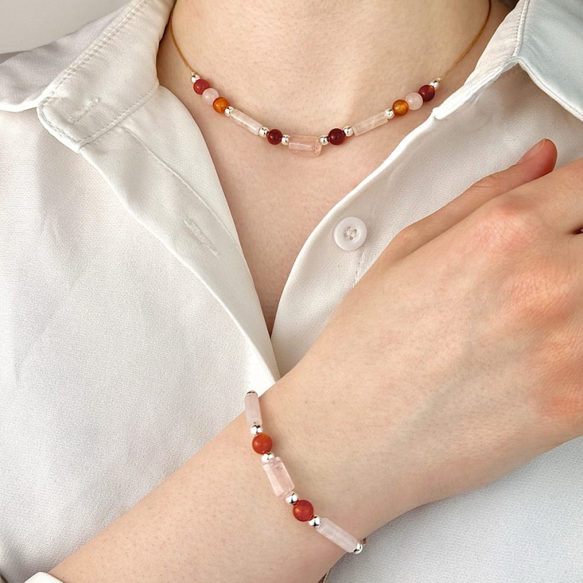 Zestaw - Kwarc Różowy Karneol.jpg