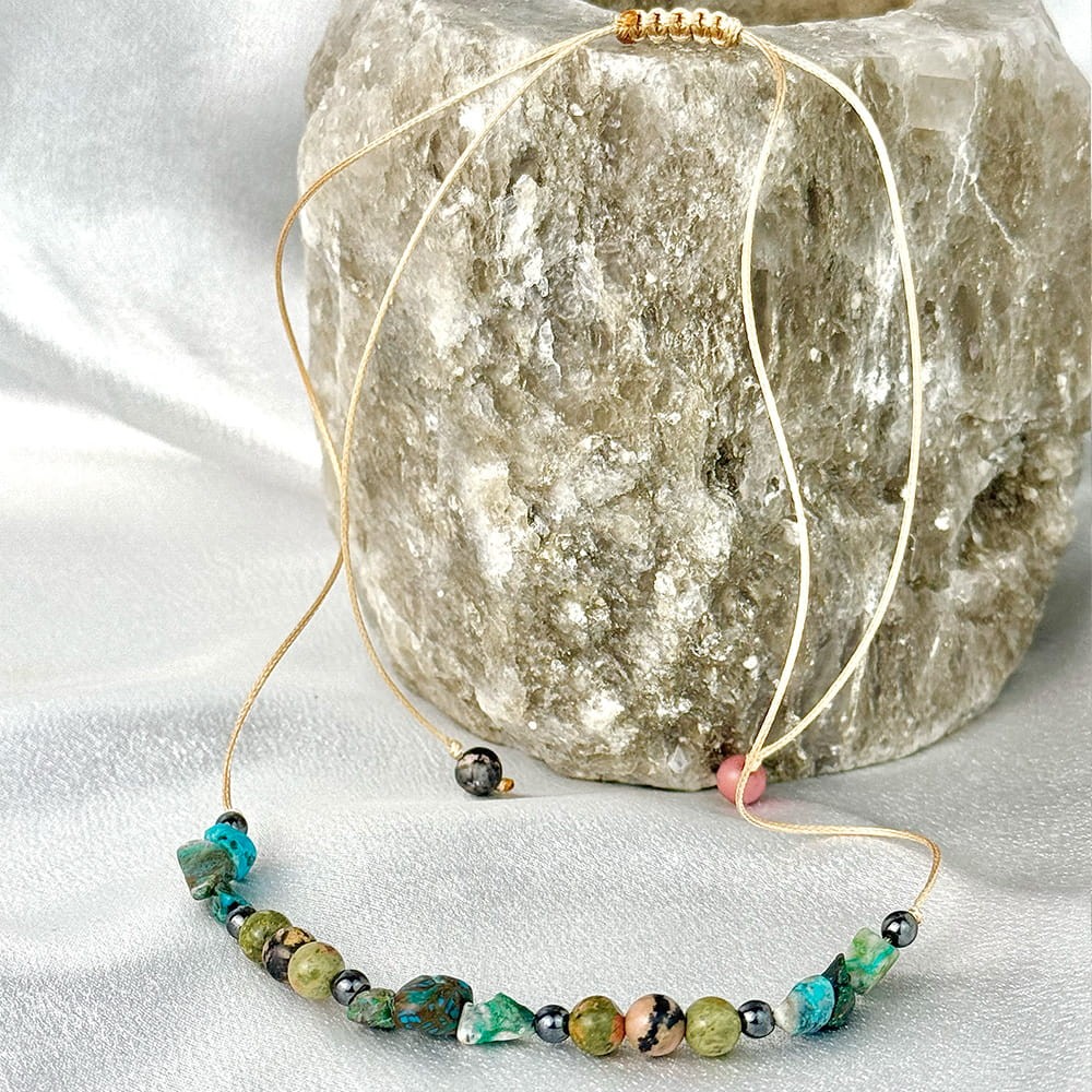 Naszyjnik - Rodonit Unakit Turkus.jpg