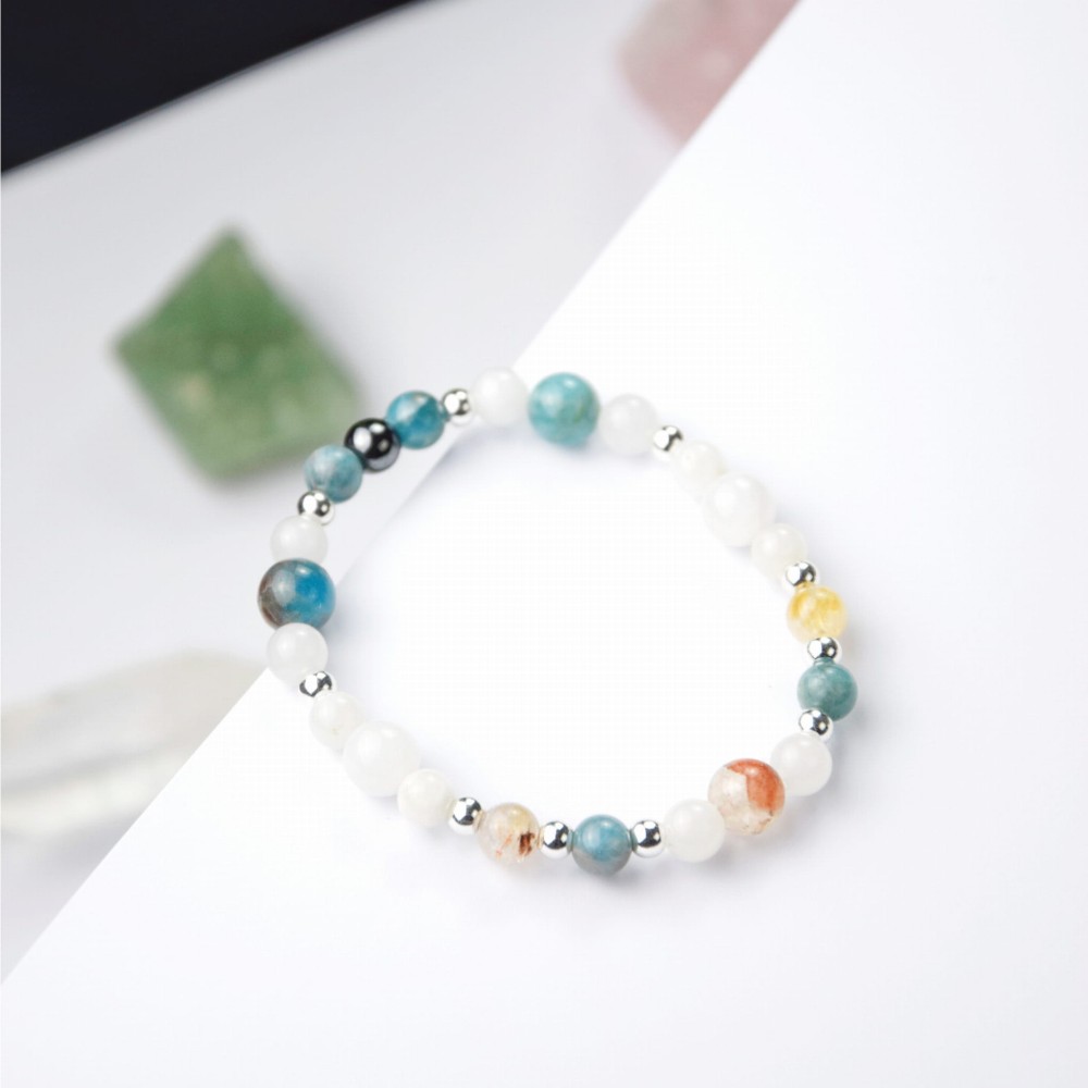 Bransoletka Apatyt Cytryn Bialy Jadeit.JPG